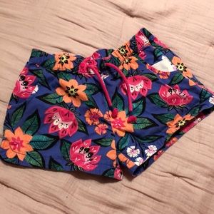 Gymboree Girls Floral Shorts - Size 10